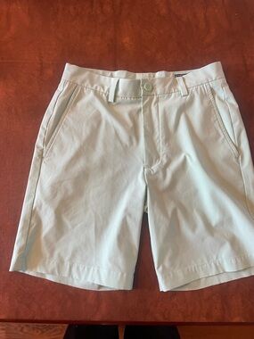Vineyard Vines Light Mint Flat-Front Chino Shorts